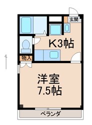 マンションニューハマⅢ Ｂ棟の物件間取画像